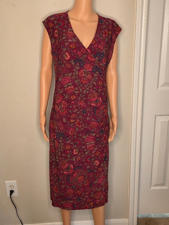 Lauren Ralph Lauren Dresses & Skirts - Lauren Ralph Lauren Floral Wrap Dress, Size Large